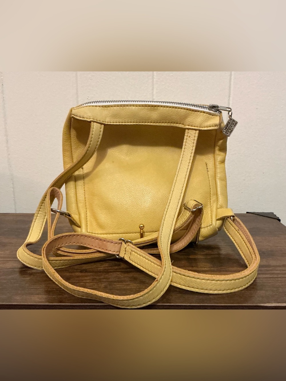 A Rare Out Of Oakland Handmade Rare Normal Behavior Leather Mini Backpack Bag